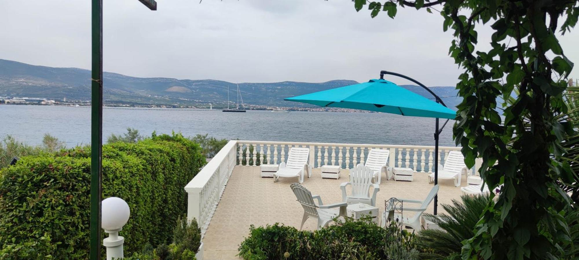 טרוגיר Villa Fjaba - By The Sea - With The Big Terraces & Great Sea View מראה חיצוני תמונה